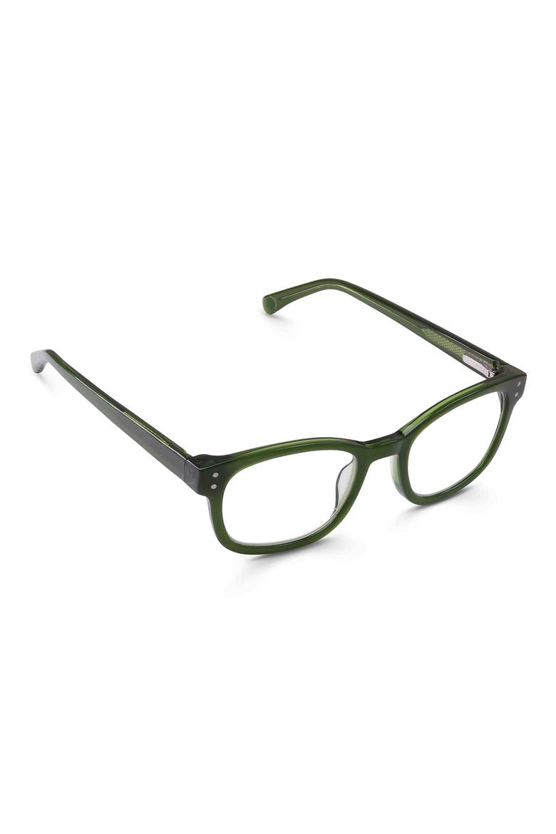 Biff 51mm Square Reading Glasses, Alternate, color, OLIVE GREEN