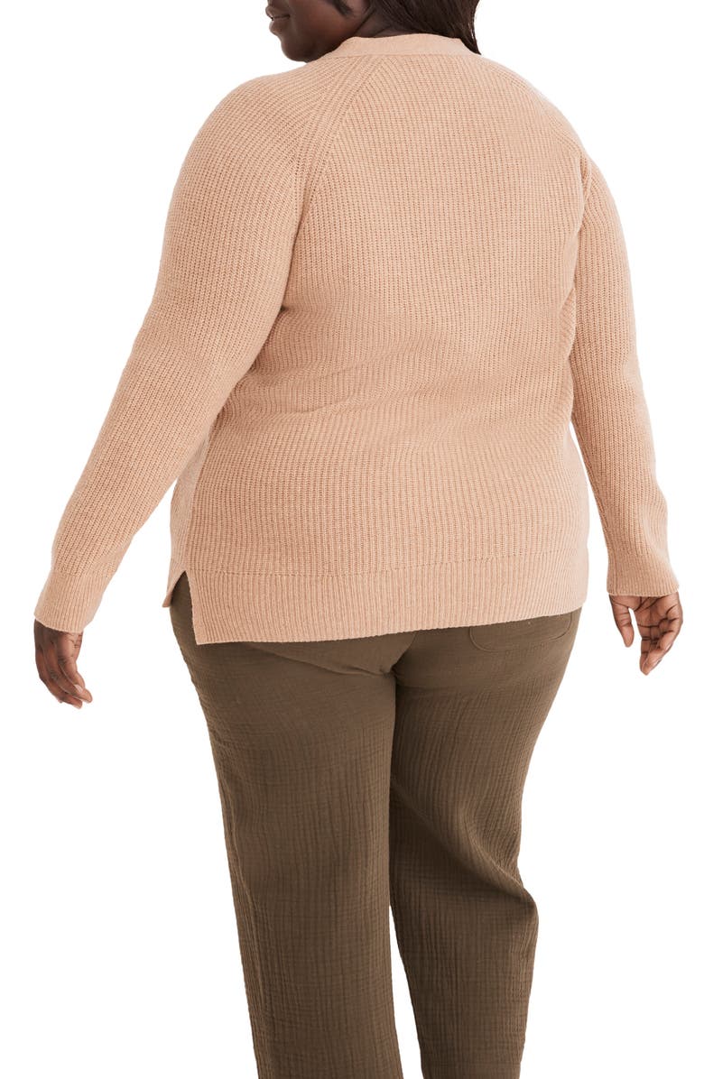 Madewell Jojo Wool Blend Henley Sweater, Alternate, color,