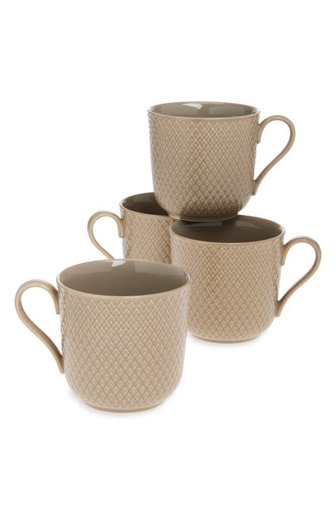 Rhombe Earth Set of 4 Mugs