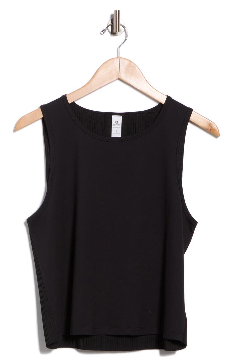 90 DEGREE BY REFLEX Easy Flow Tank Top, Alternate, color, Black