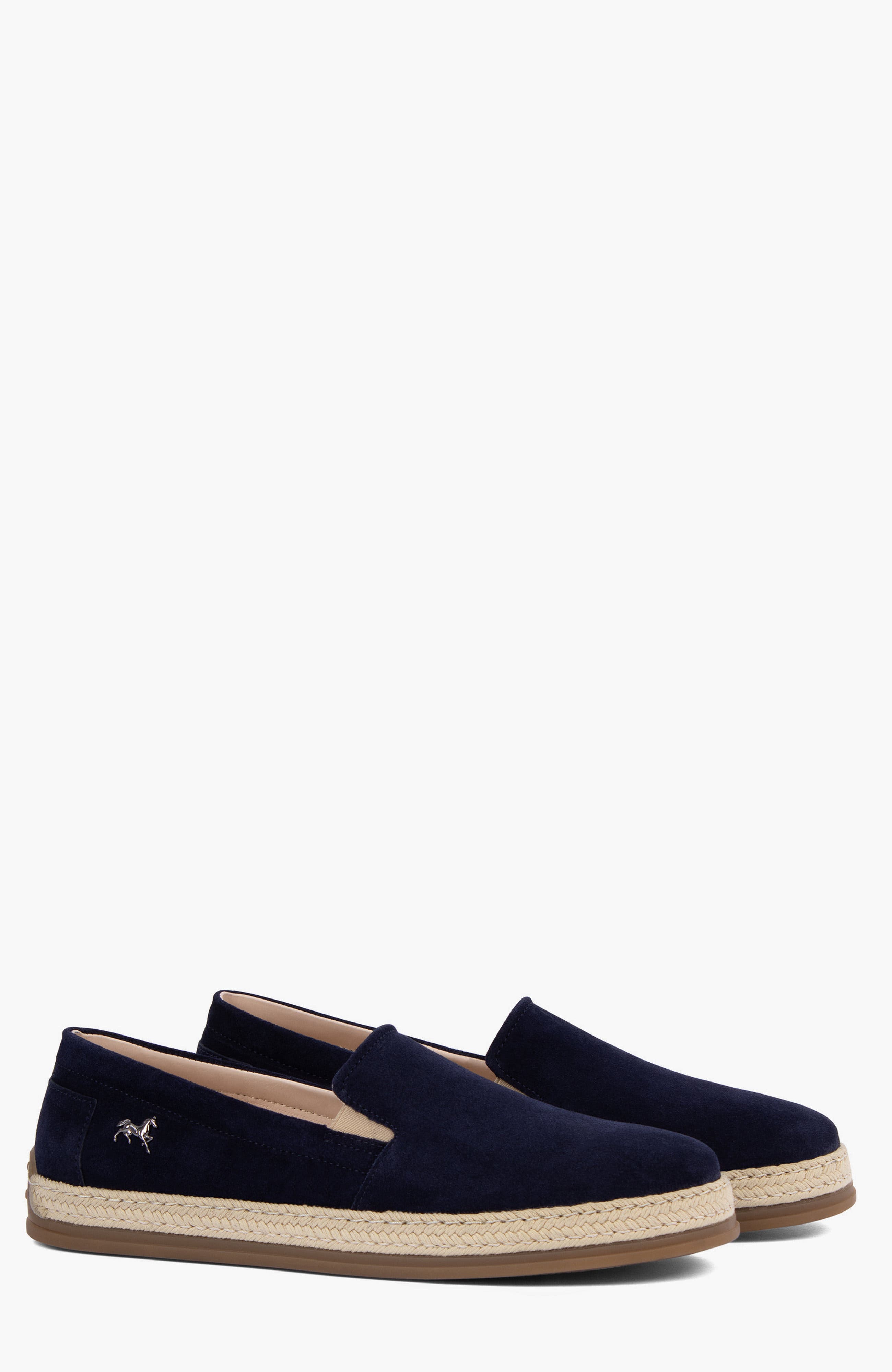 Piazzamo Suede Loafers, Alternate, color, Navy