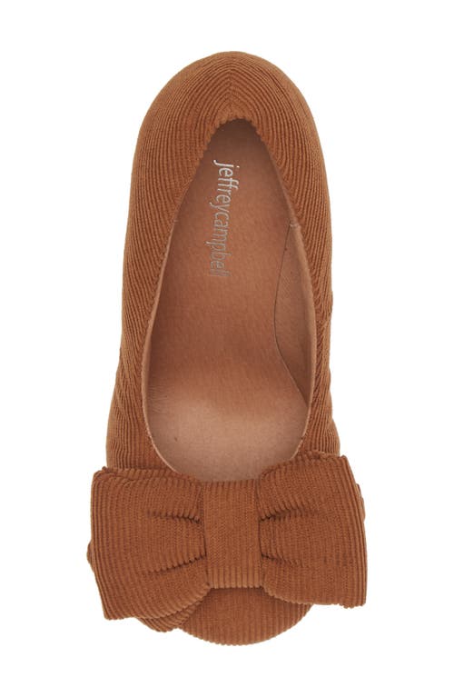Jeffrey Campbell Bow Up Pump In Brown