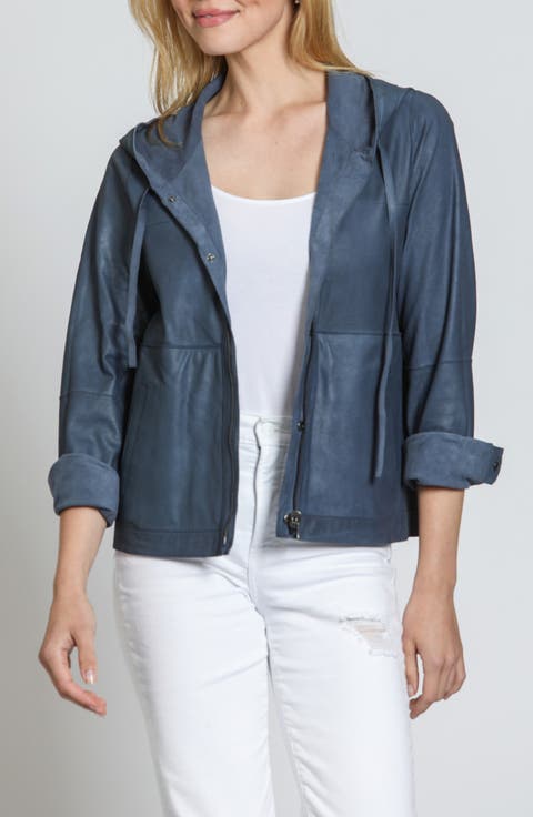 Hooded Suede Jacket