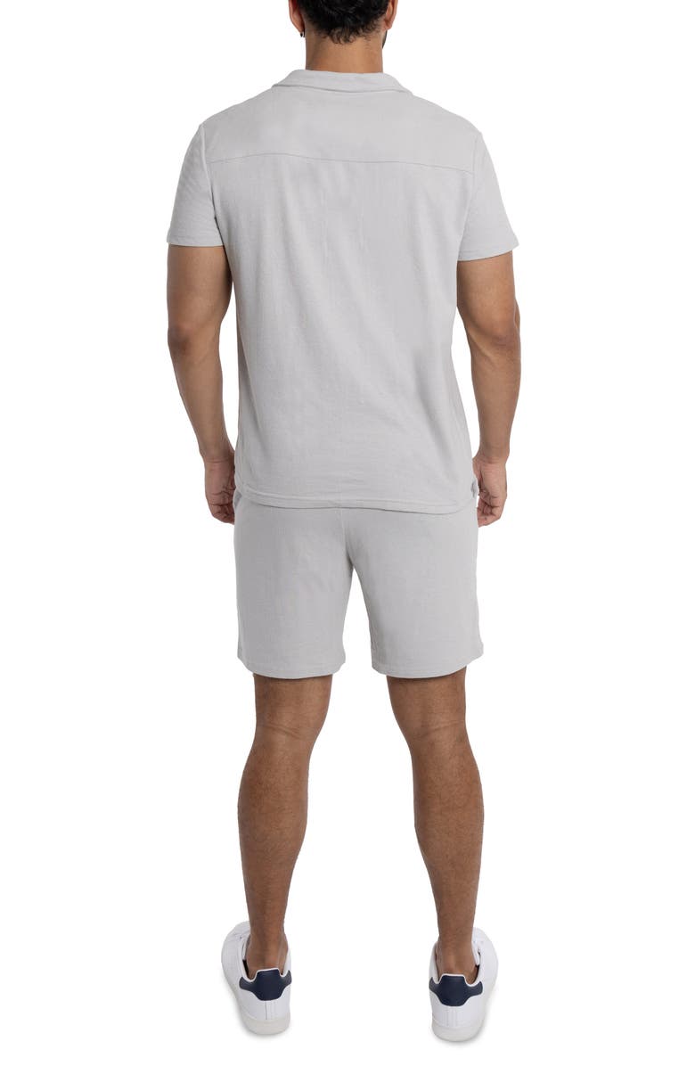 Spring + Mercer Relaxed Drawstring Shorts, Alternate, color, Gray