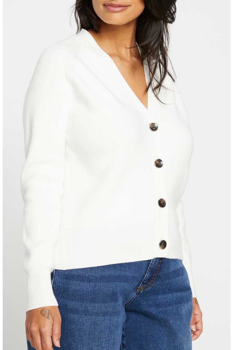Rib Cardigan, Alternate, color, CREAM