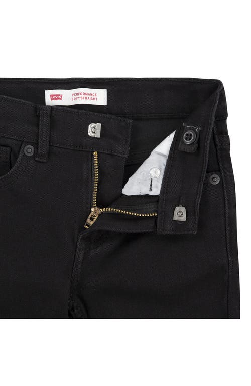 Levi's® Kids' 514™ Performance Straight Leg Jeans In Black