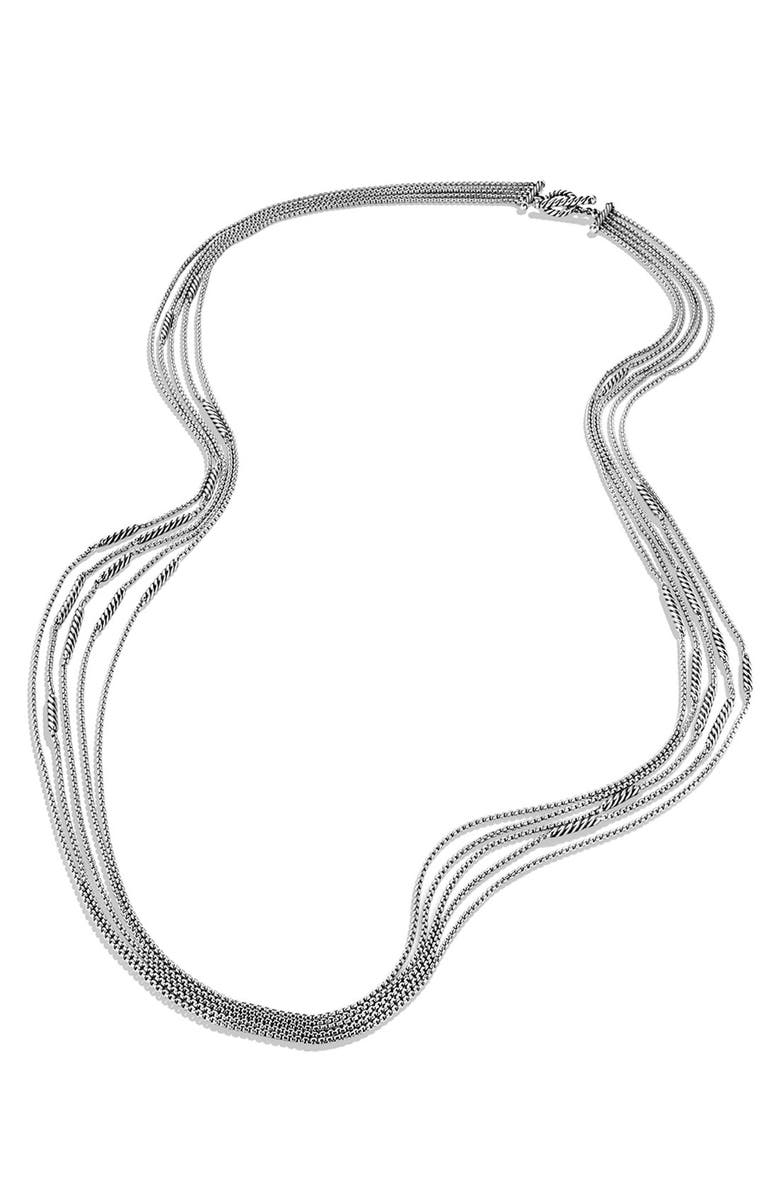 David Yurman 'Willow' Five-Row Chain Necklace, Alternate, color, 