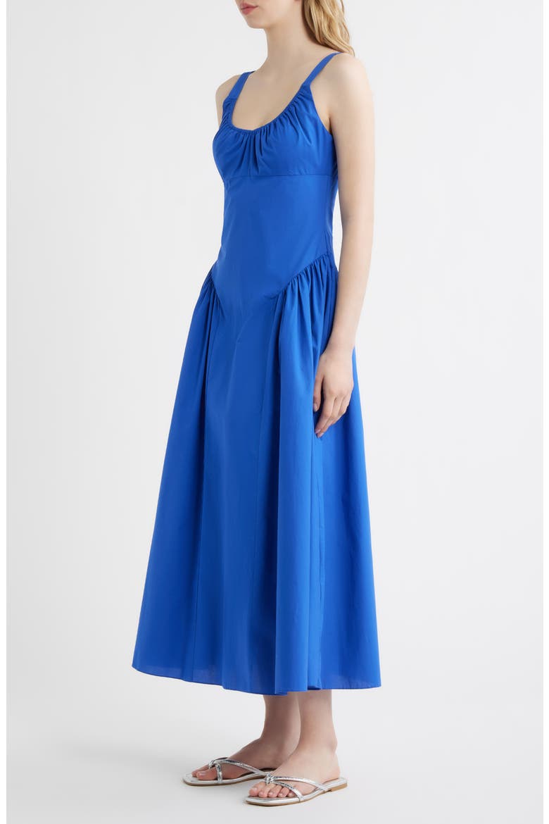 Marcella Midi Dress, Alternate, color, COBALT