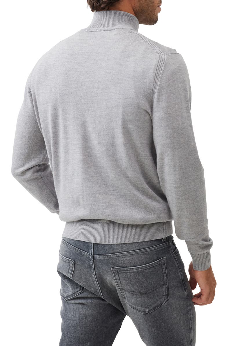 Rodd & Gunn Calderwell Merino Wool Quarter Zip Sweater, Alternate, color,