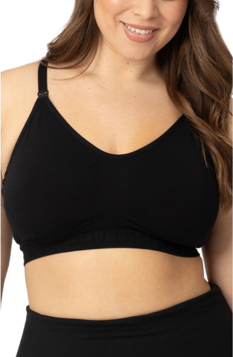 Kindred Bravely Sublime Nursing Sports Bra - Fits Sizes 30B-40D, Main, color, Black