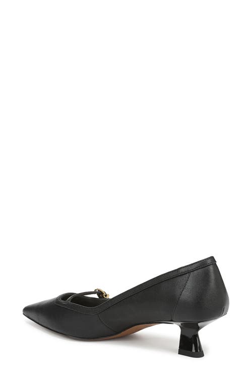 Franco Sarto Janessa Kitten Heel Pump In Black/black
