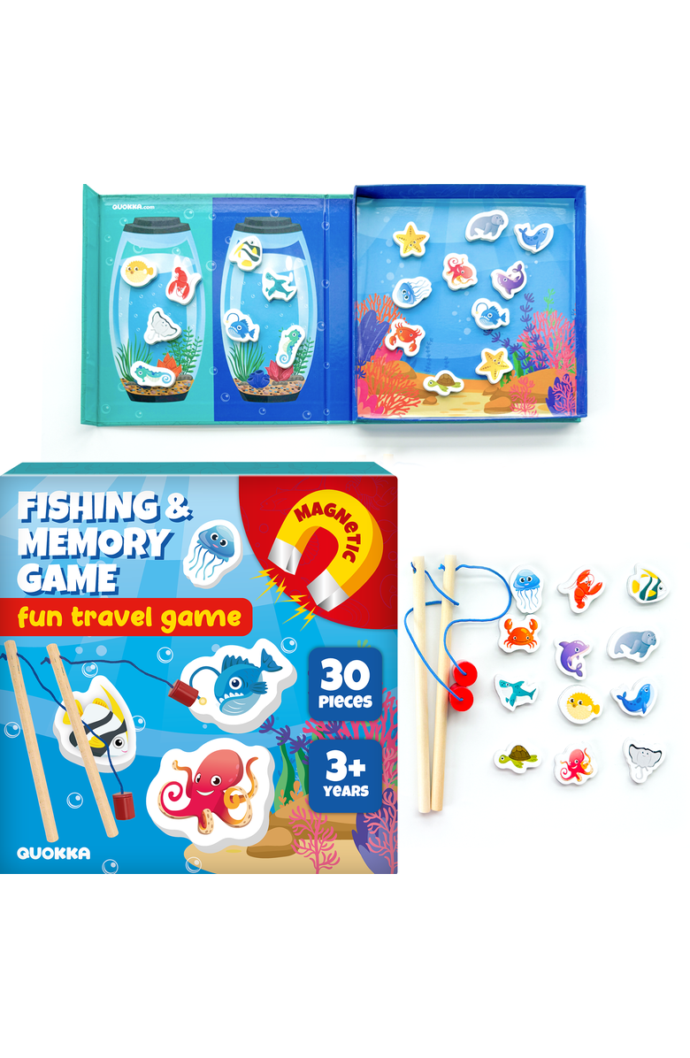 Quokka Magnetic Travel Games Collection for Kids, Main, color, Magnet Fishing
