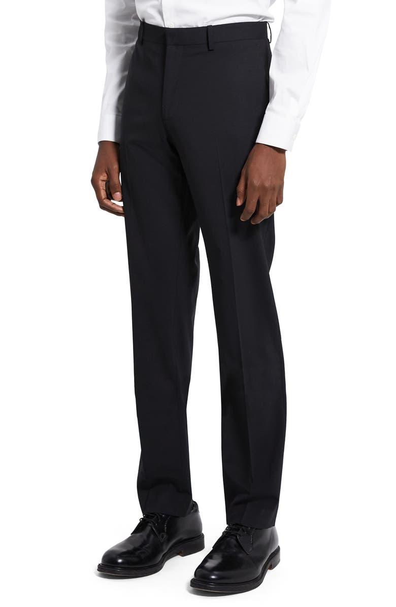 Theory Mayer New Tailor 2 Wool Dress Pants, Alternate, color, Black - 001