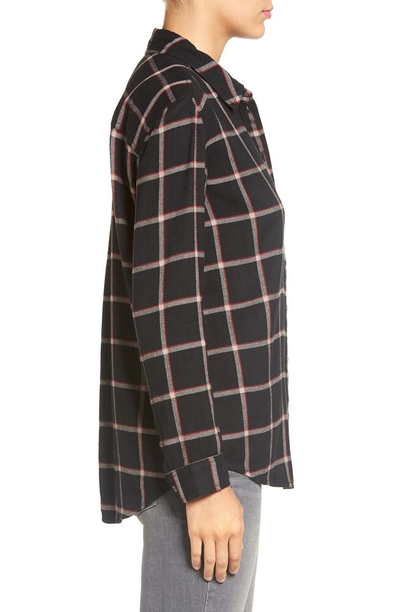 Treasure & Bond Treasure&Bond Plaid Boyfriend Shirt, Alternate, color, 