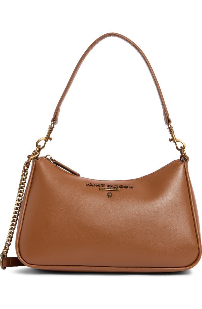 Kurt Geiger London Highgate Shoulder Bag, Main, color, Light/Pastel Brown