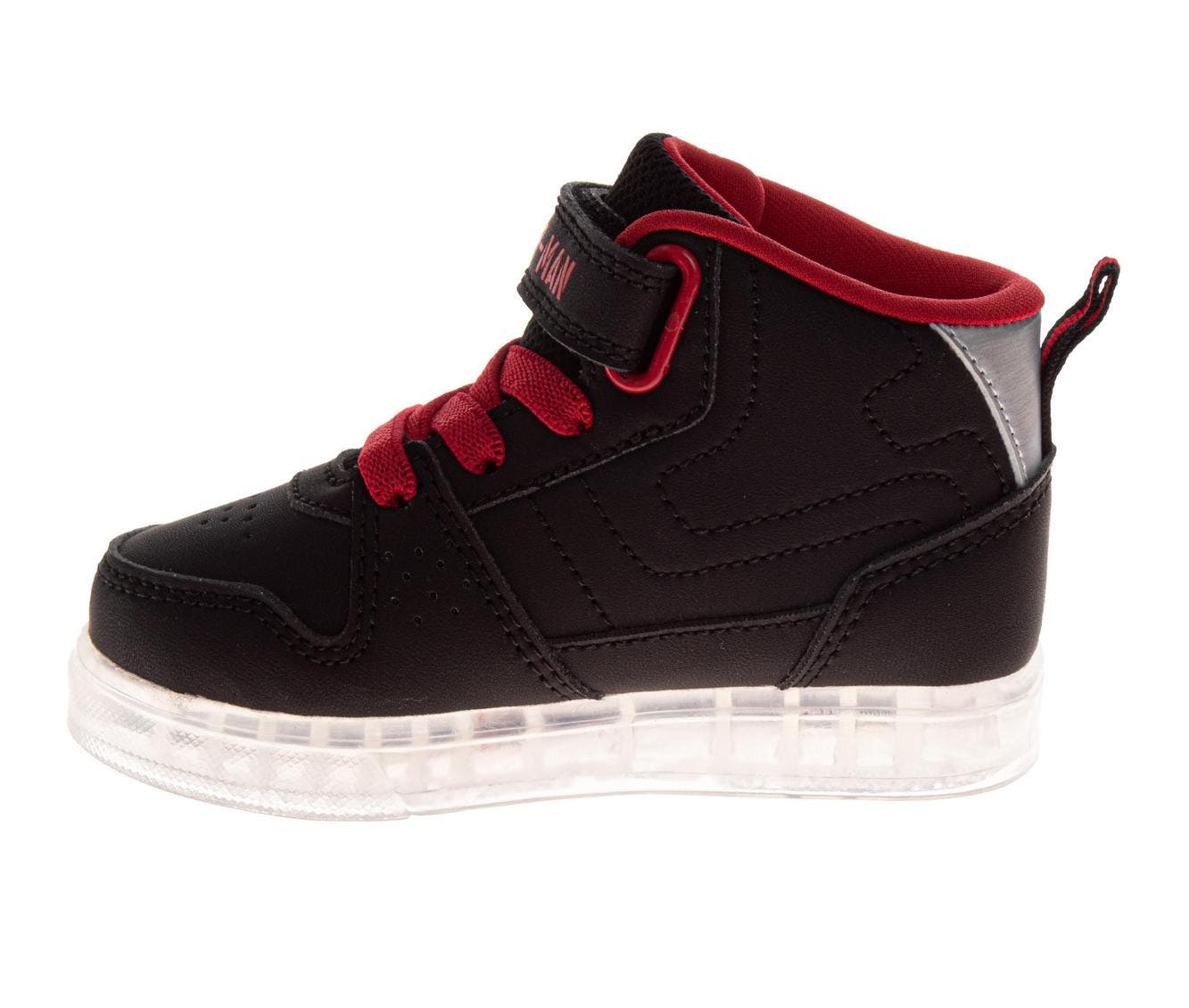 Spider-Man Spiderman Sneaker Toddler /Little Kid, Alternate, color, Black Red