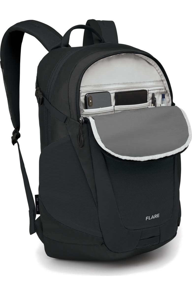 Osprey Flare 27-Liter Backpack, Alternate, color, Black