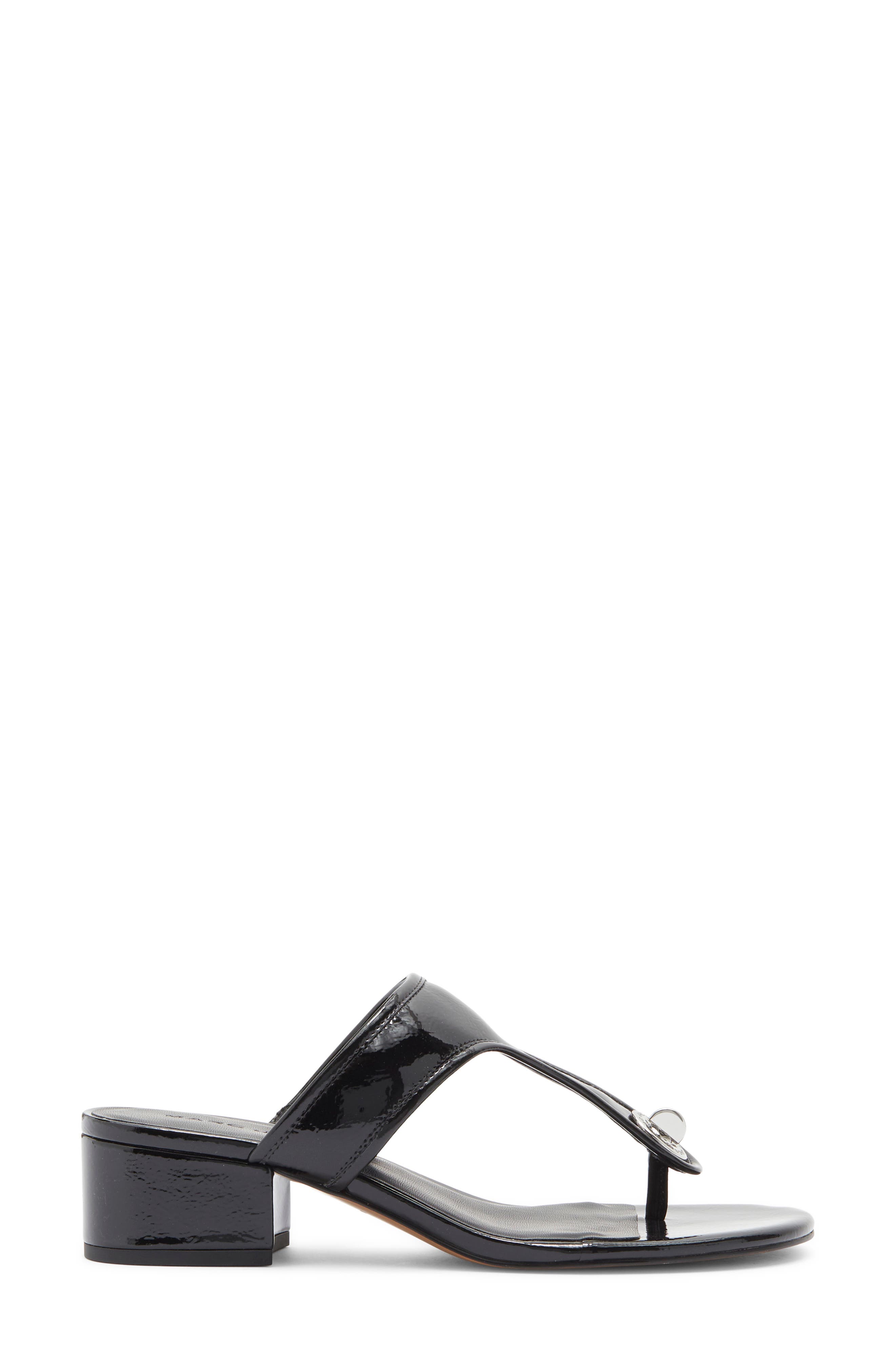 The Turnlock Heel T-Sandal, Alternate, color, BLACK