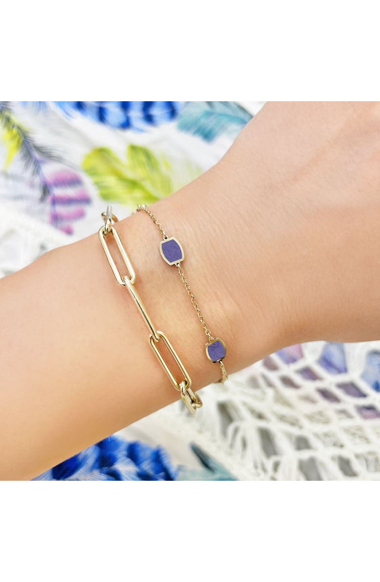 The Lovery Fine Jewelry Amethyst Icon Bracelet, Alternate, color, Amethyst