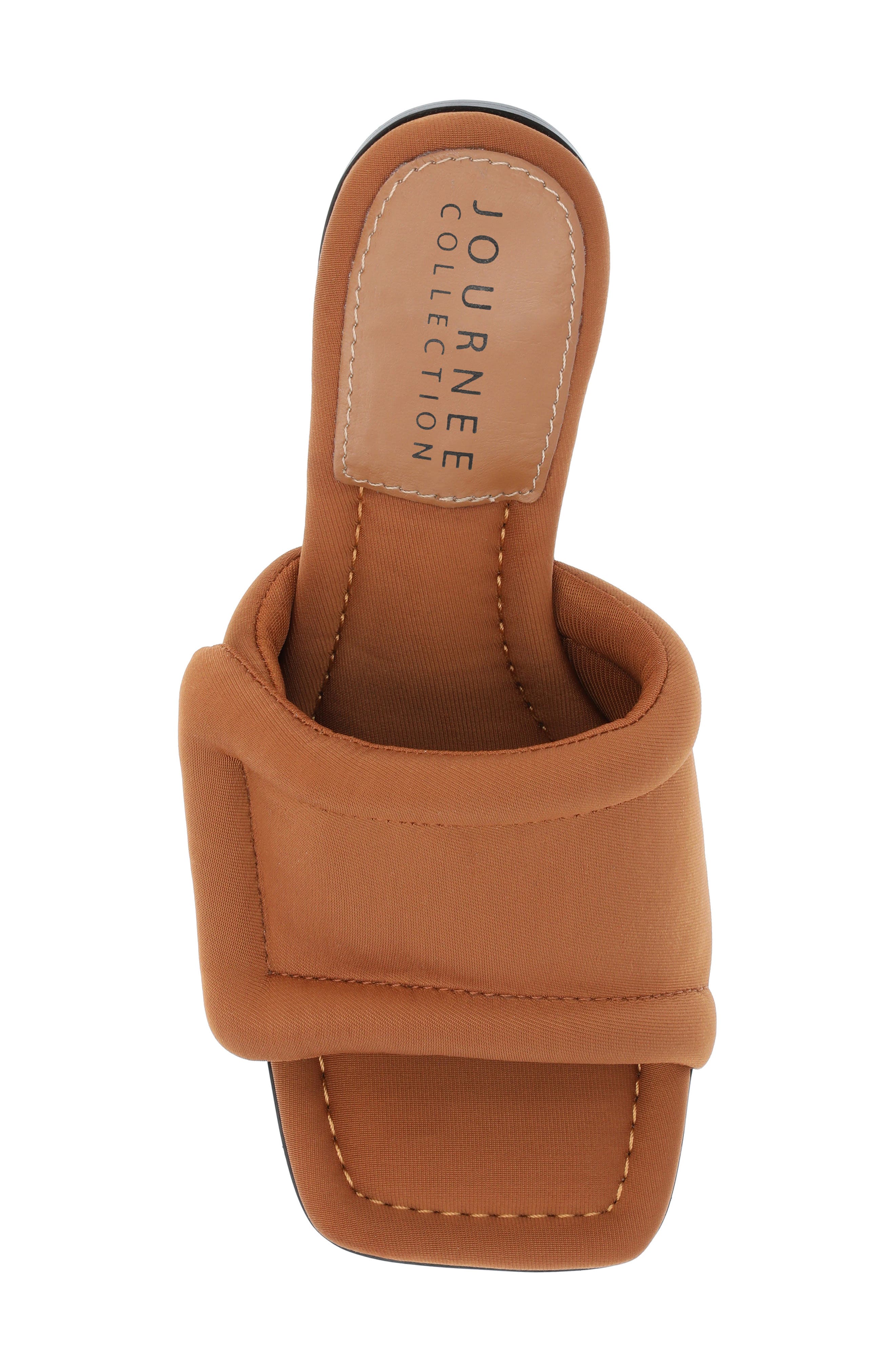 Journee Collection Addriel Slide Sandal, Alternate, color, Tan