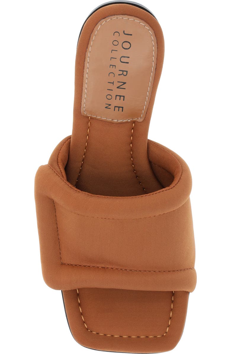 Journee Collection Addriel Slide Sandal, Alternate, color, Tan