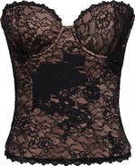 HOUSE OF CB Yara Strapless Lace Corset Top