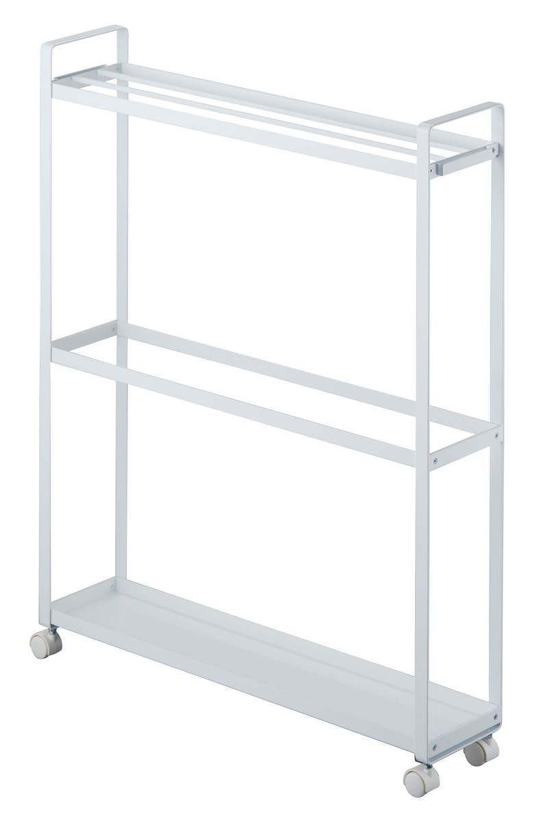 Yamazaki Rolling Towel Rack, Main, color, White