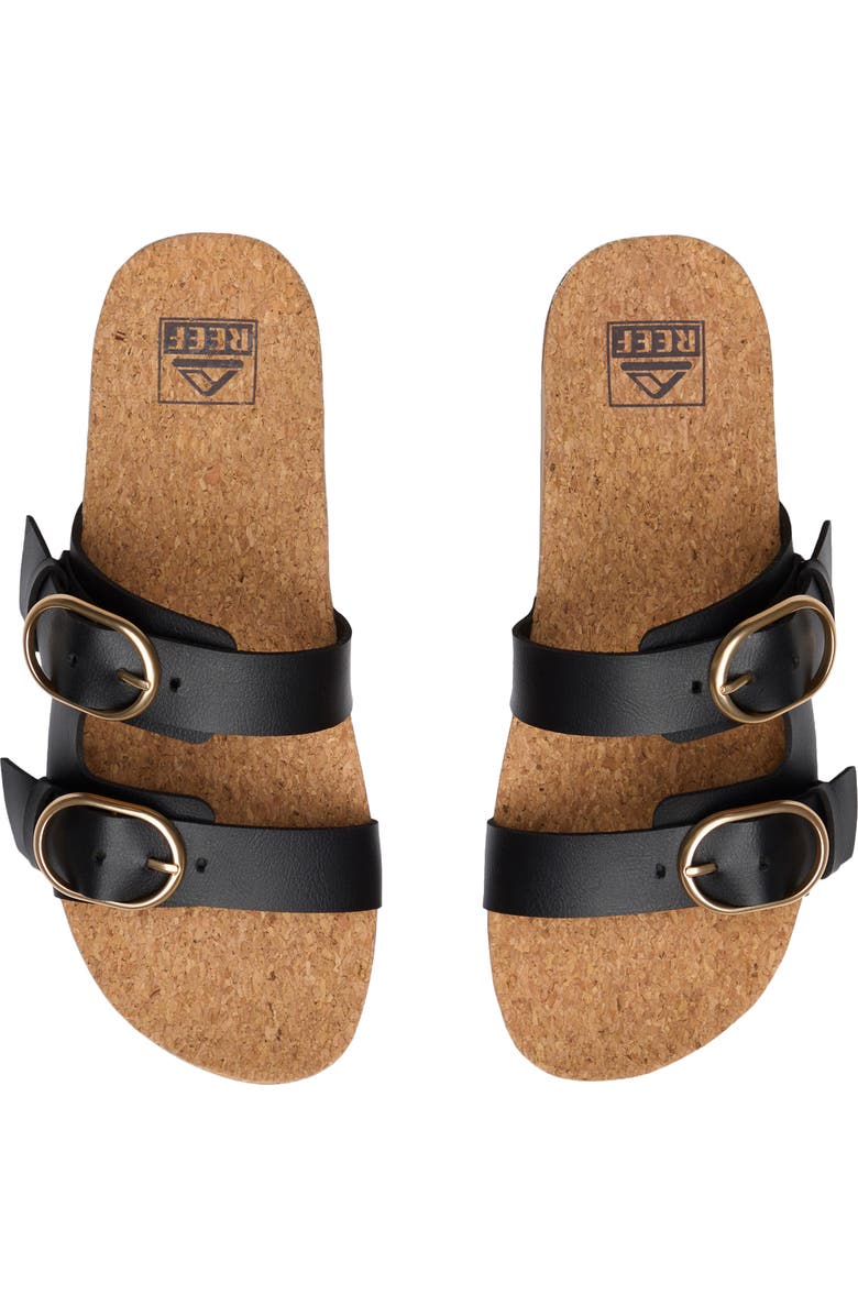 Reef Vista Kara Two-Strap Sandal, Alternate, color, Black