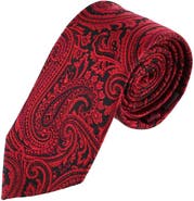 Trafalgar Sobee Paisley Silk Necktie