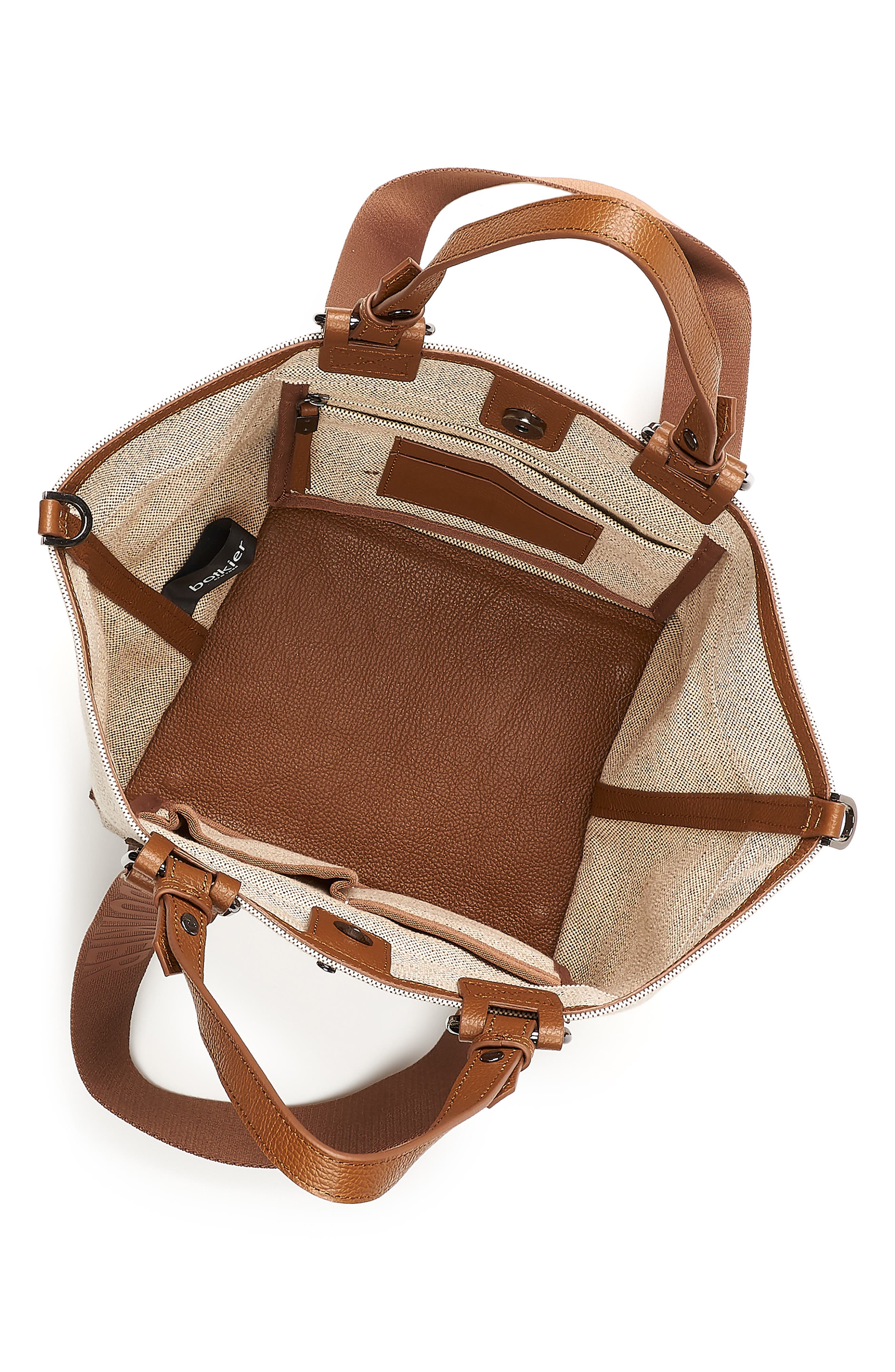 Botkier Warren Small Tote Bag, Alternate, color, Caramel