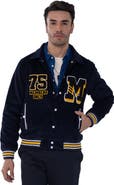 Members Only Corduroy Varsity Jacket