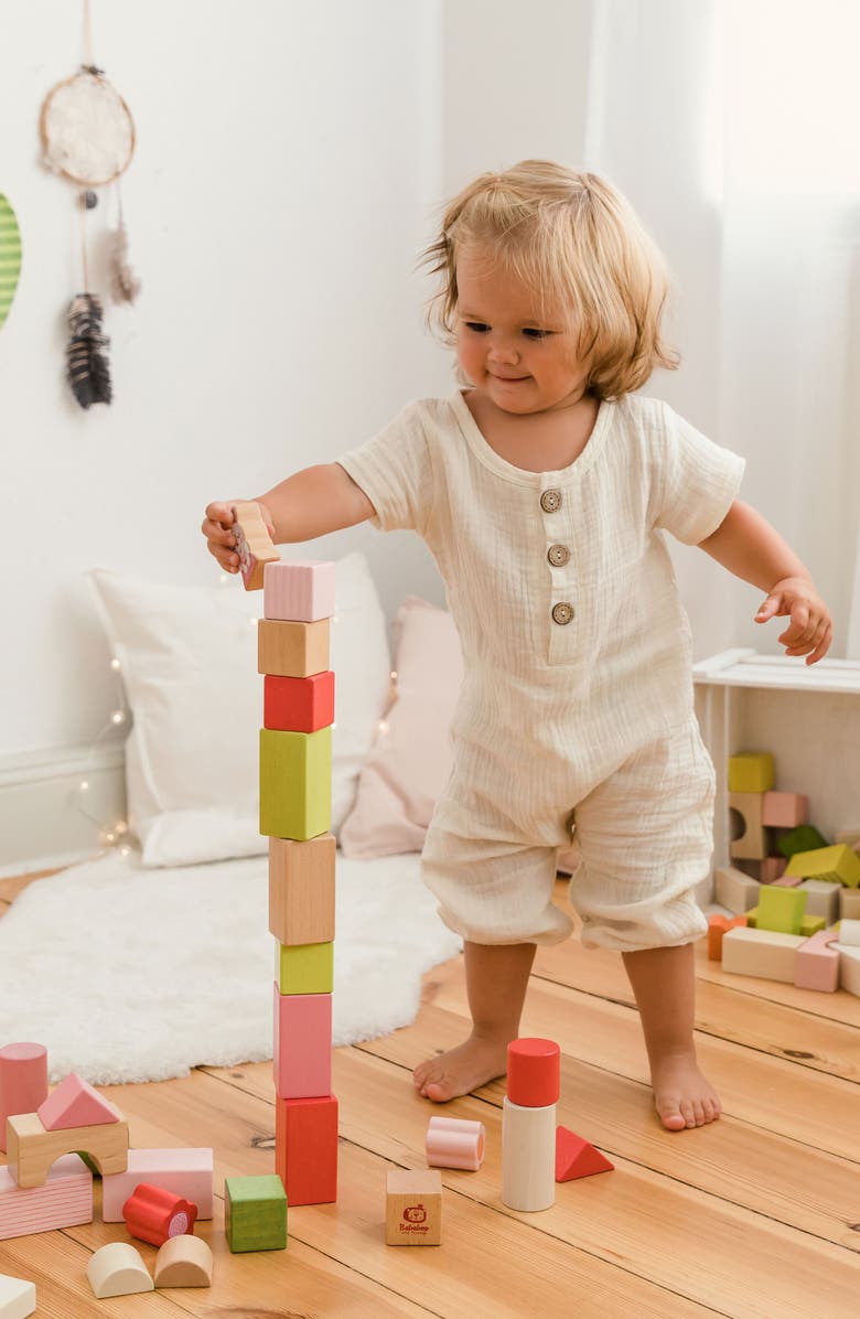 Bababoo and friends<sup>®</sup> Pippa Bunny Babablocks Building Blocks, Alternate, color, Multi / Pink