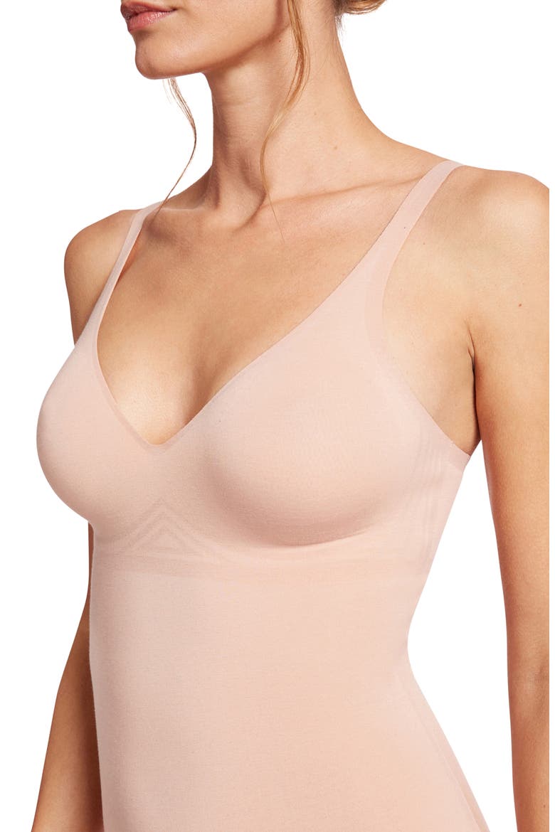 Cotton Contour 3W Shaping Bodysuit, Alternate, color, ROSE