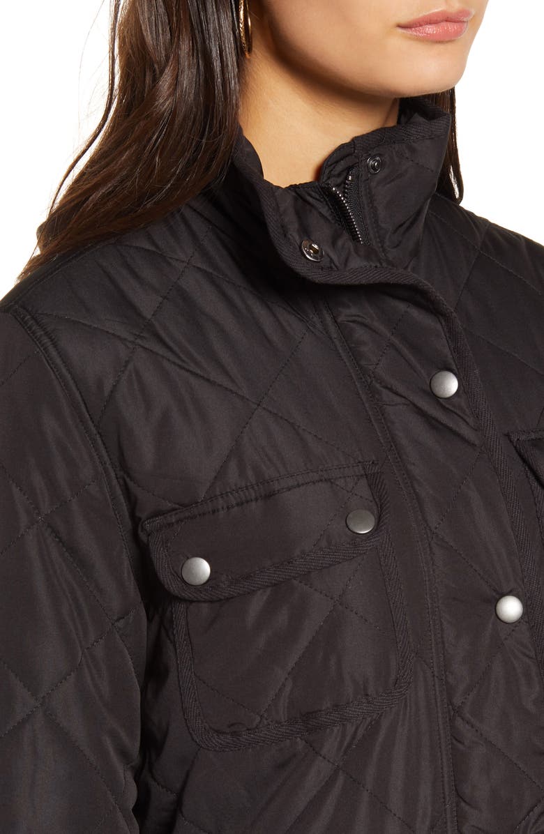 Thread & Supply Fleece Lined Quilted Utility Jacket, Alternate, color, 