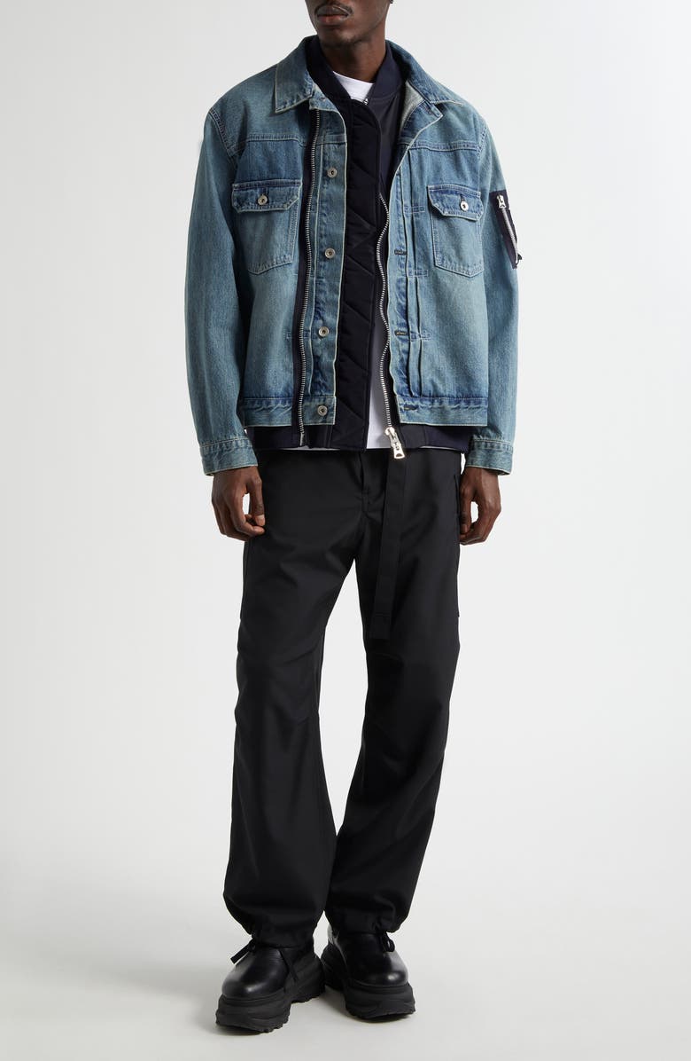 Sacai Cargo Pants, Alternate, color, Black 001