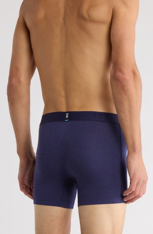 Saxx Droptemp™ Cooling Cotton Boxer Briefs In Blue