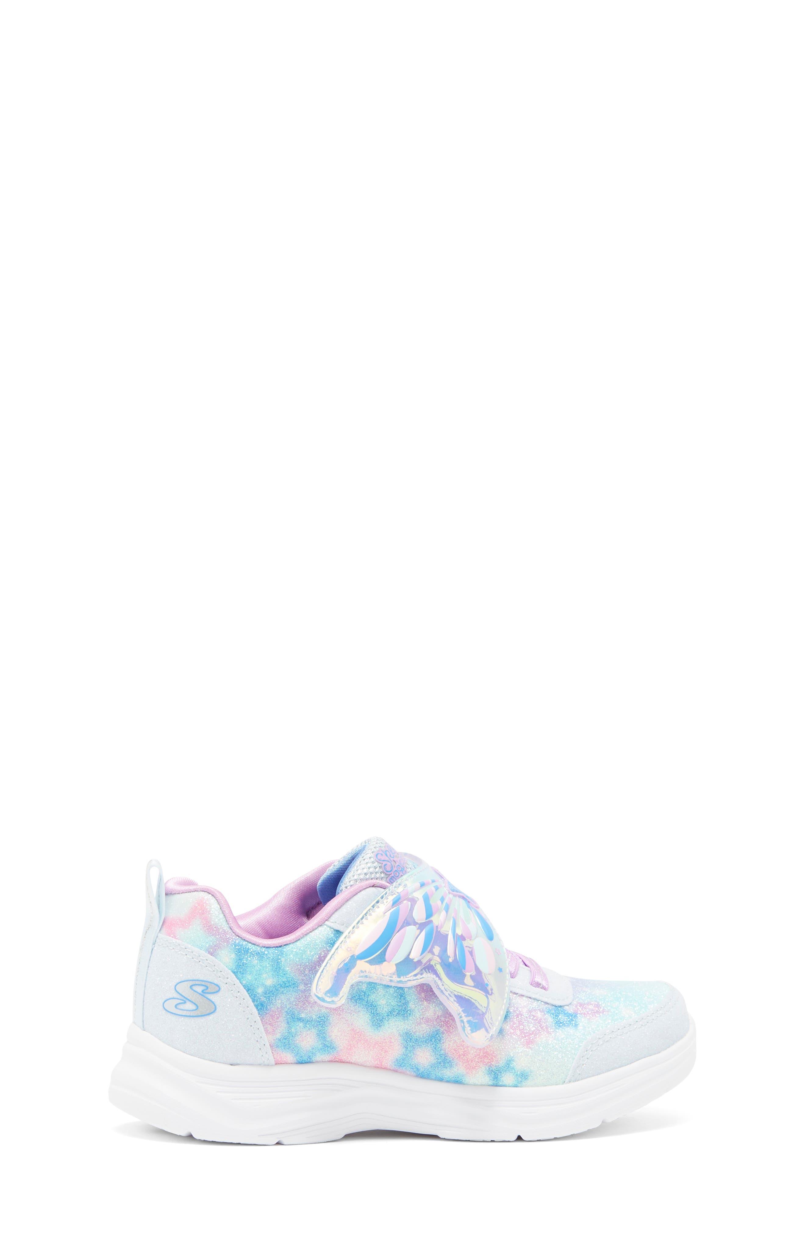 SKECHERS Kids' S Lights<sup>®</sup> Glimmer Kicks Magical Wings Sneaker, Alternate, color, 
