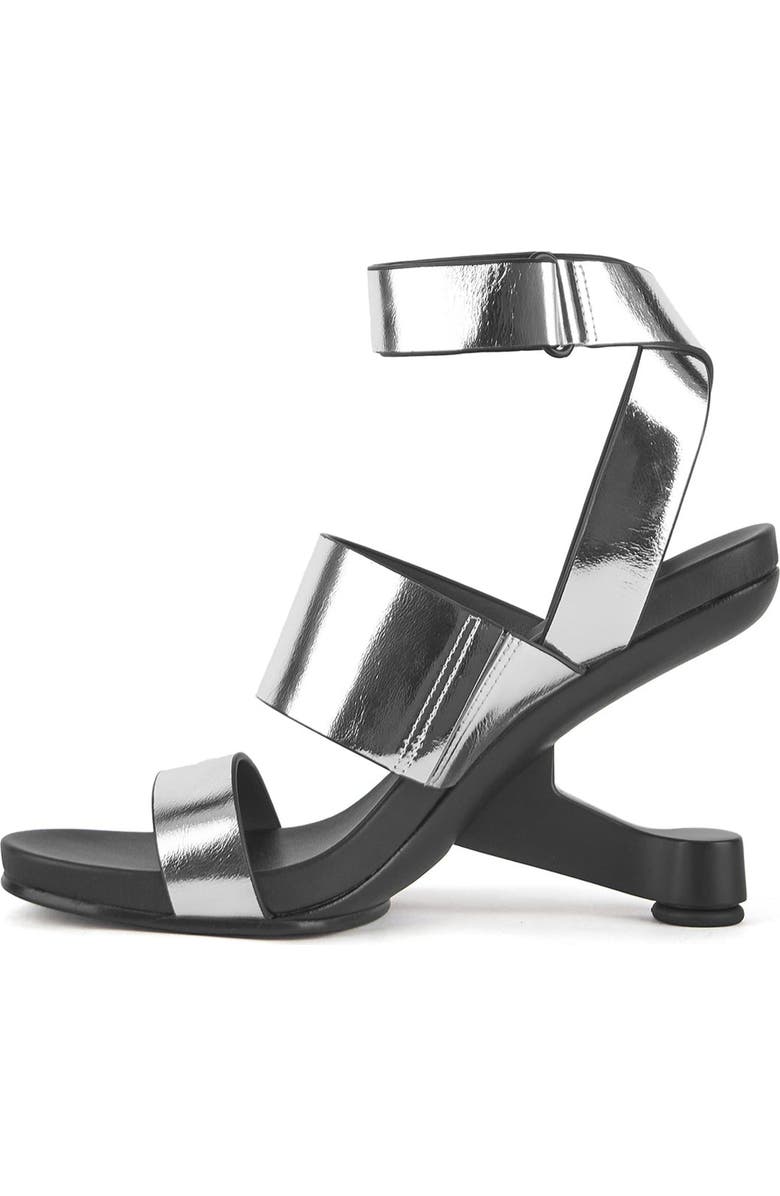 United Nude Eamz Hana Sandals, Alternate, color, Silver