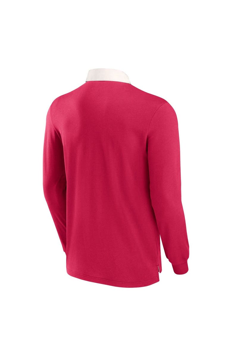 FANATICS Men's Fanatics Branded Red St. Louis City SC Penalty Kick Long Sleeve Polo, Alternate, color, Red