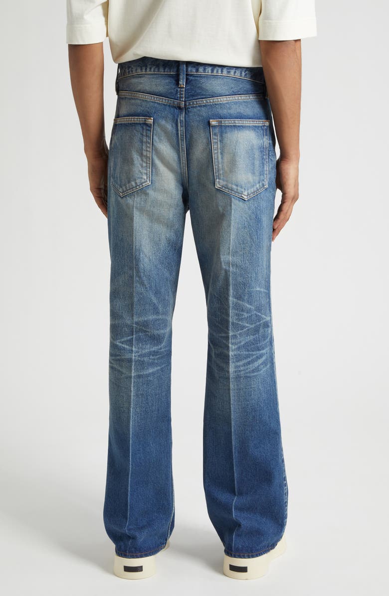 Fear of God 70s Relaxed Bootcut Jeans, Alternate, color, Mid Indigo