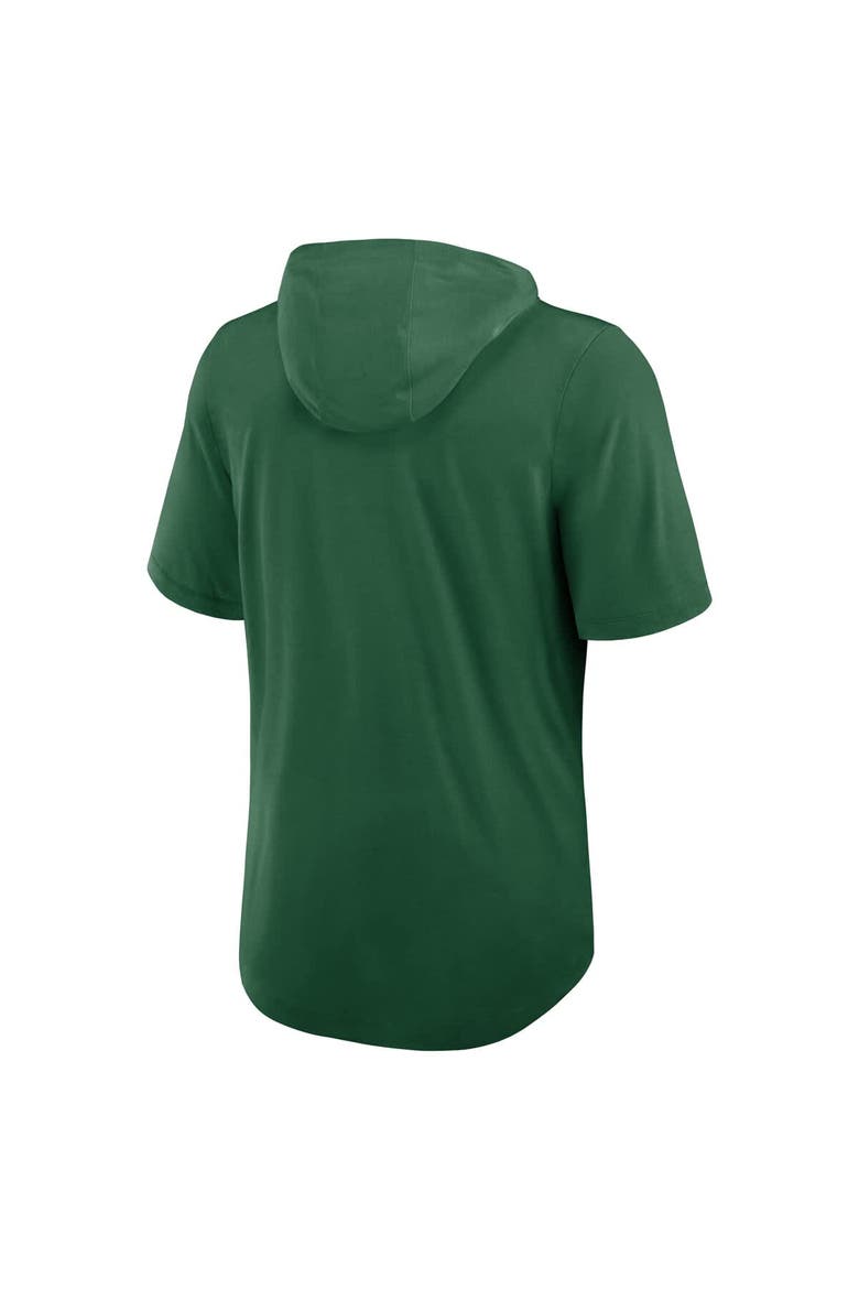 Men's Nike Green New York Jets Lockup Tri-Blend Hoodie T-Shirt, Alternate, color, Green