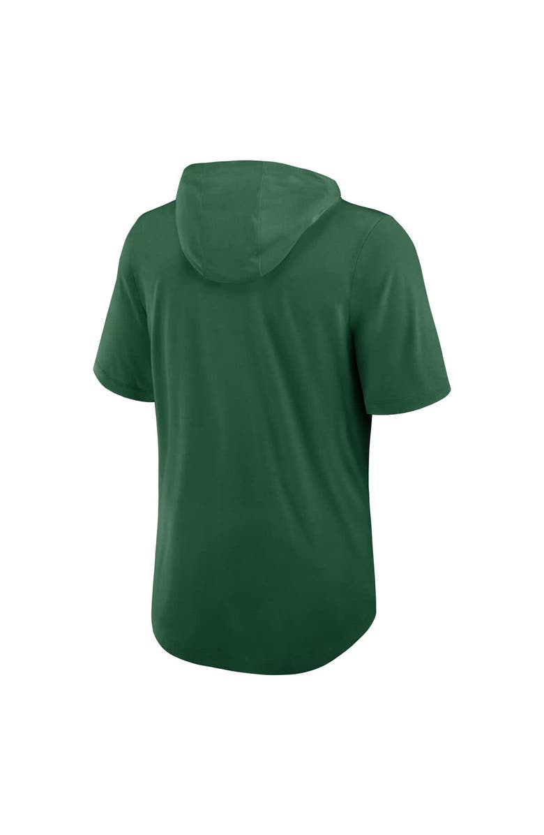 Nike Men's Nike Green New York Jets Lockup Tri-Blend Hoodie T-Shirt, Alternate, color, Green