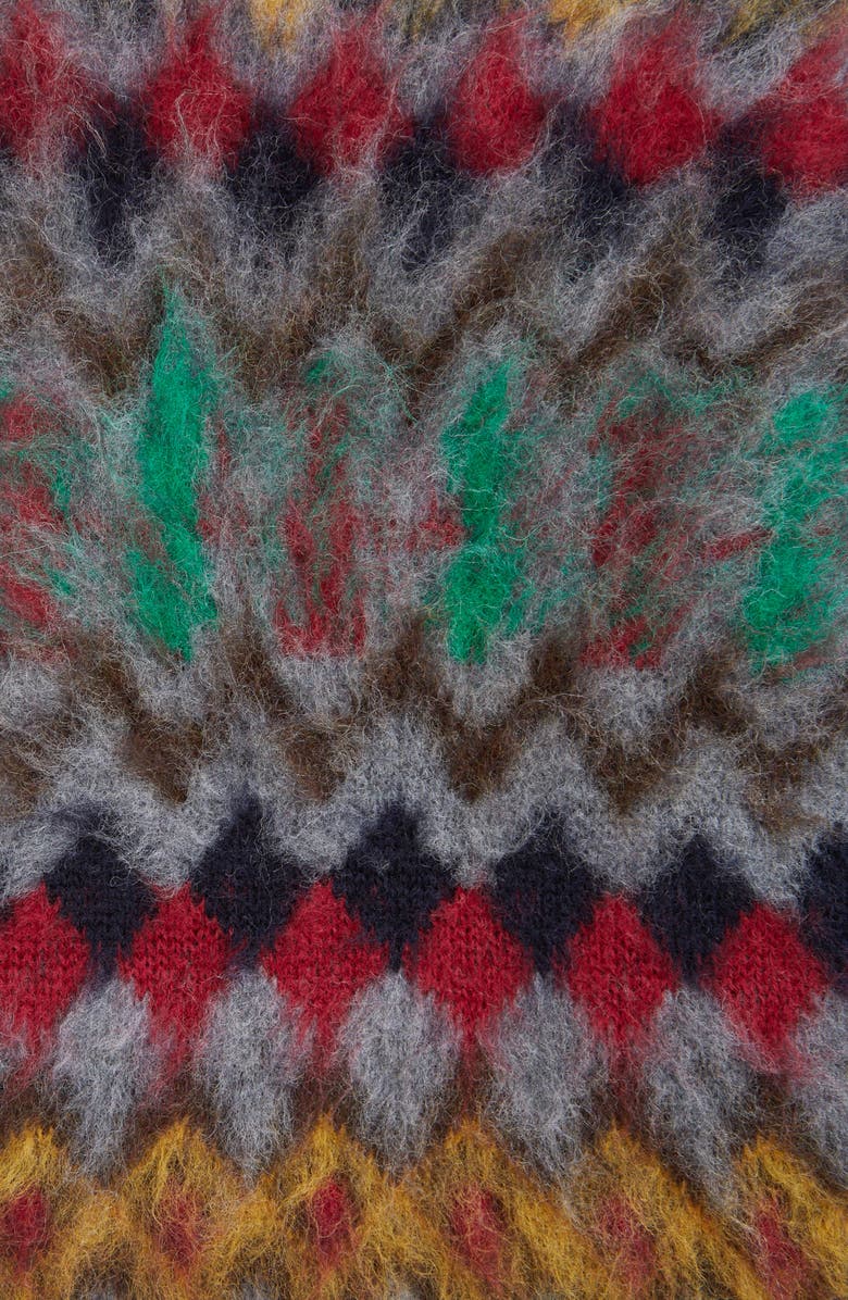 Maison Margiela Fair Isle Wool Sweater Vest, Alternate, color,