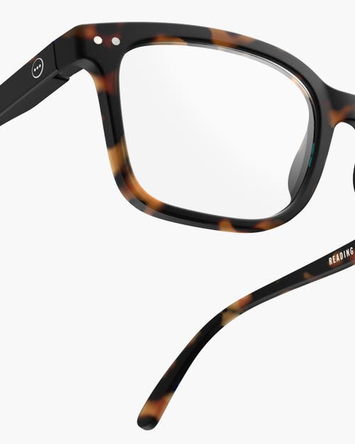 Izipizi #l 54mm Rectangular Reading Glasses In Brown