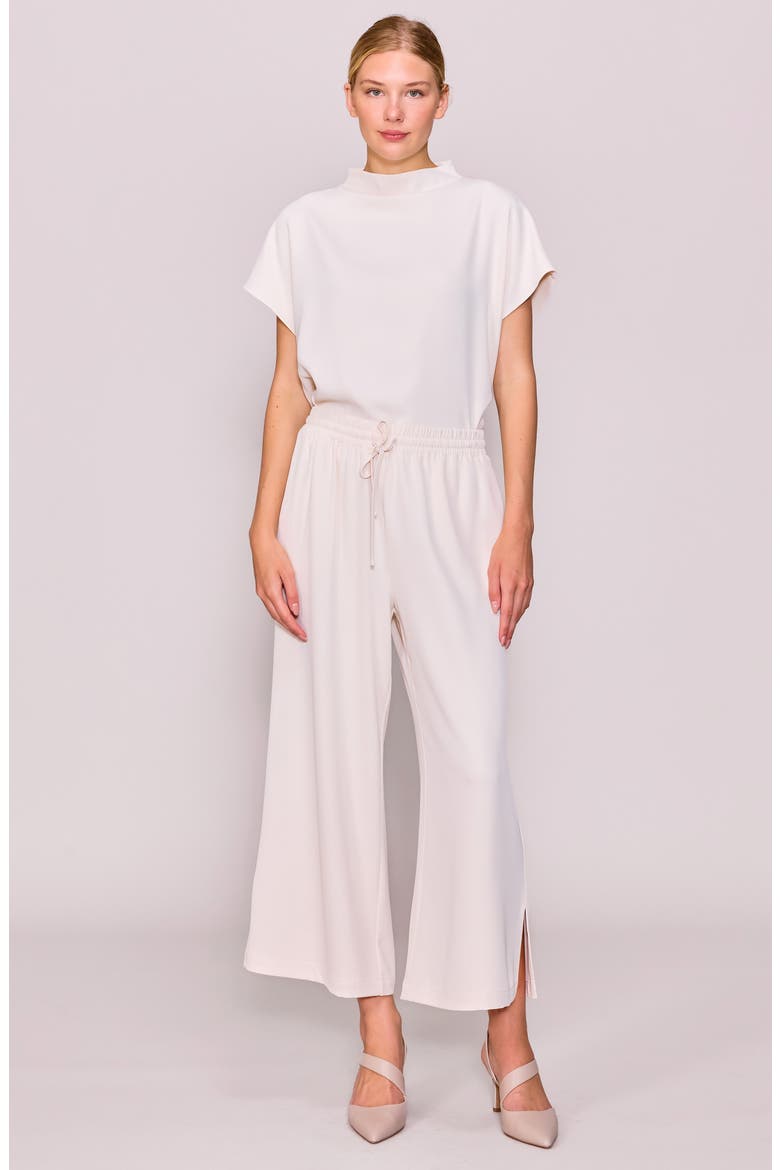Crepe Top, Alternate, color, BONE