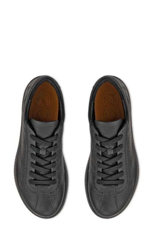 Ecco Soft Zero Sneaker In Black