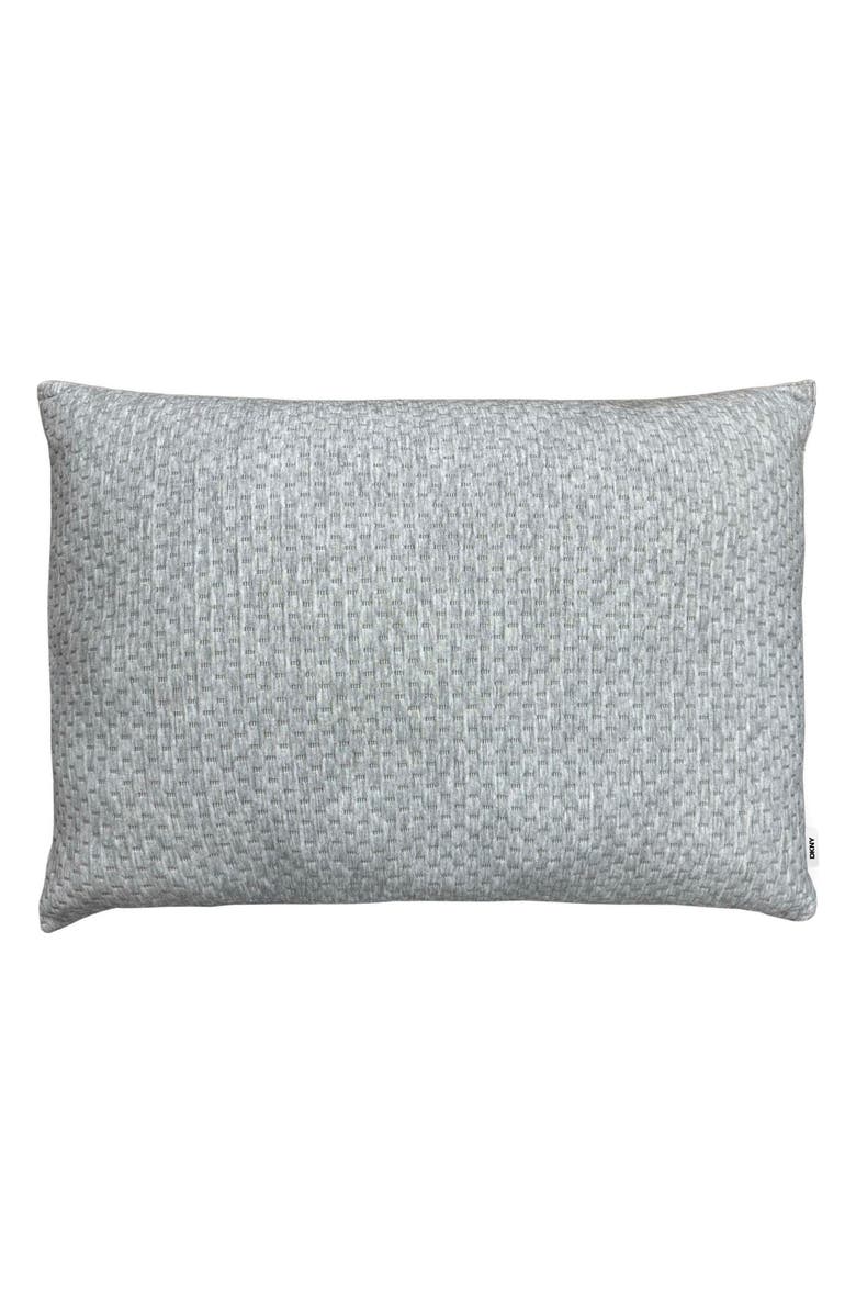 DONNA KARAN Set of 2 Dash Texture Pillowcases, Main, color, Heathered Grey