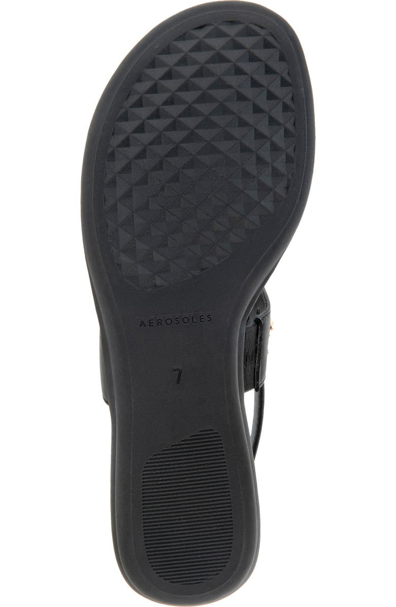 Aerosoles Iago Slingback Sandal, Alternate, color, Black Faux Leather