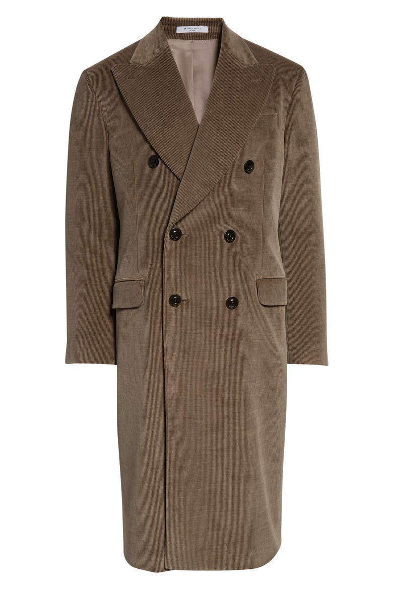 Double Breasted Corduroy Coat, Alternate, color, SAND