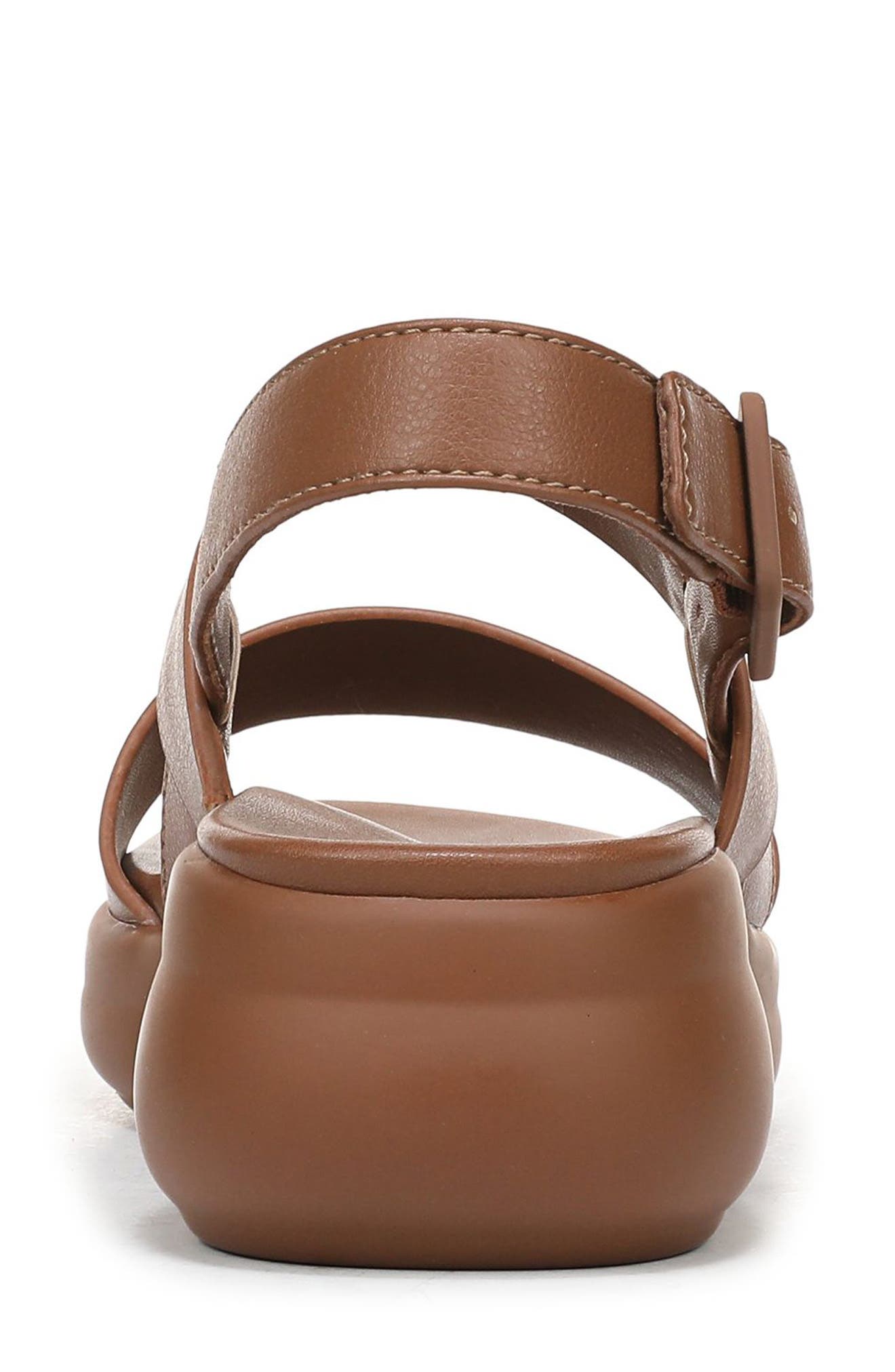 Coast Slingback Platform Sandal, Alternate, color, WALNUT BROWN FAUX LEATHER